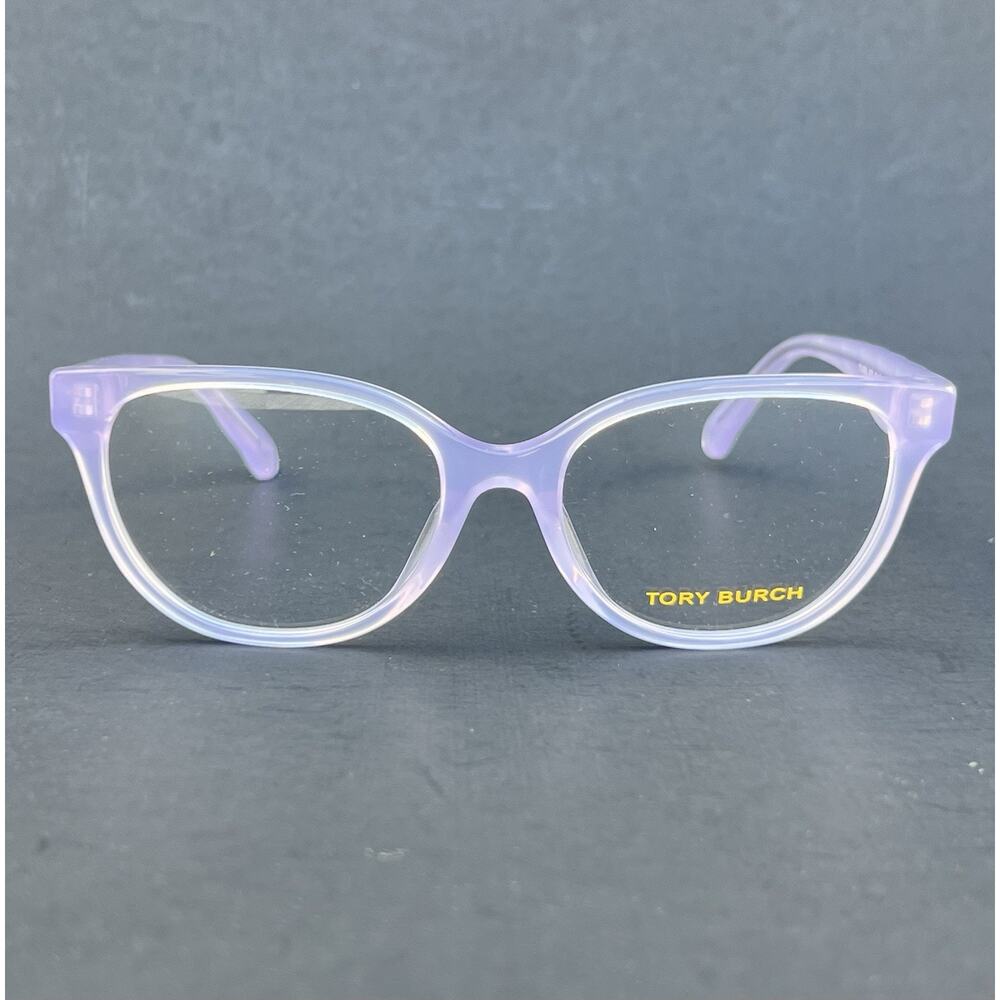 TORY BURCH TY2157U Milky Purple Acetate Panto-Shaped Frames 53 17 145 NEW